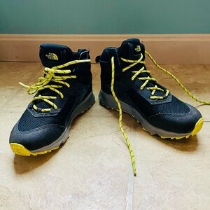 The North Face Kids' Black and Yellow Boots